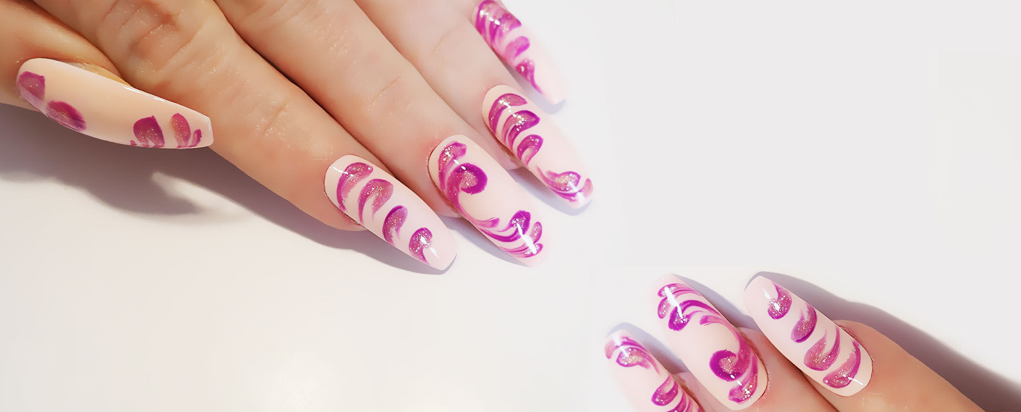 2. 10 Glass Nail Art Designs That Will Make Your Nails Shine - wide 1