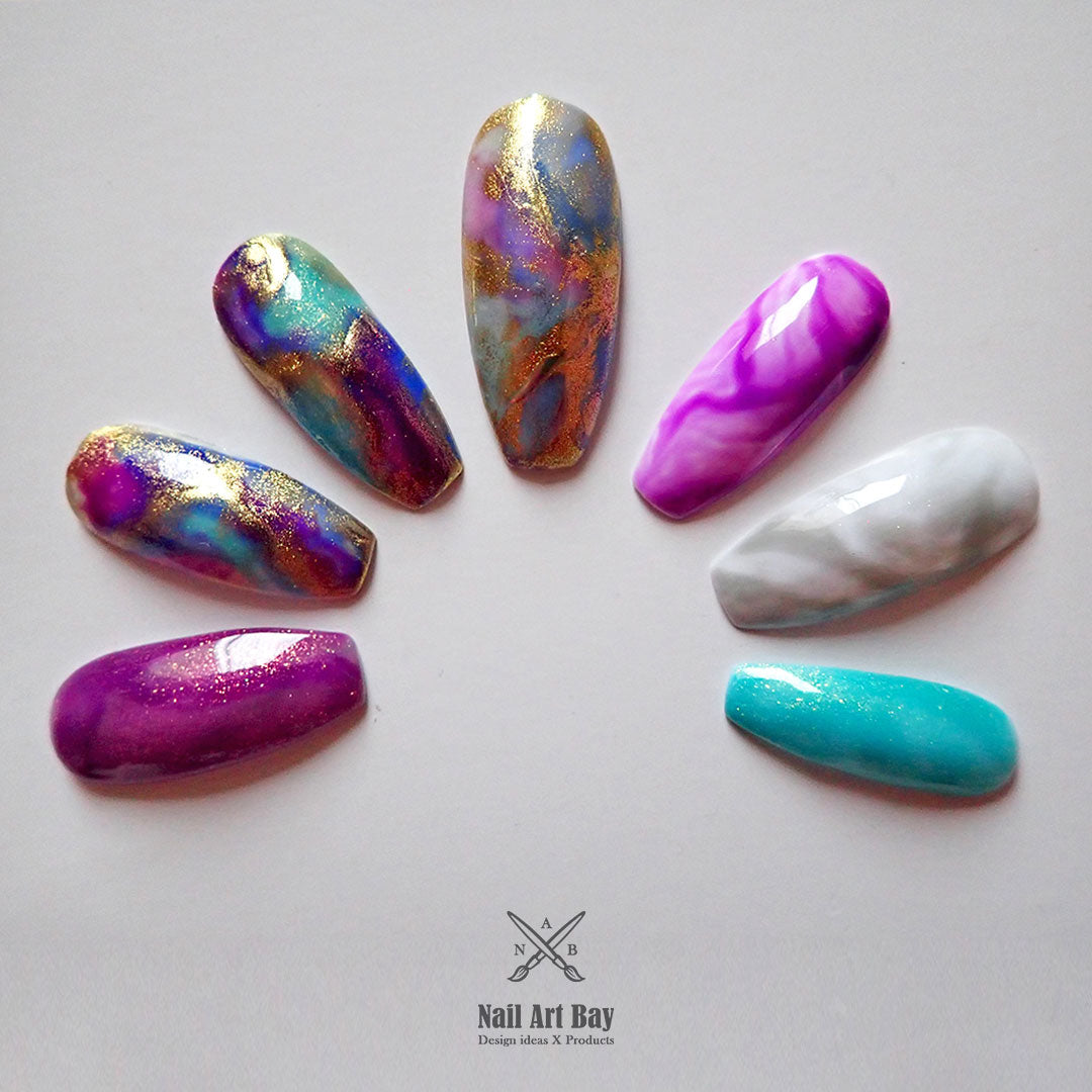 Precious Nails Stone & Gold Effect Nail Art Bay