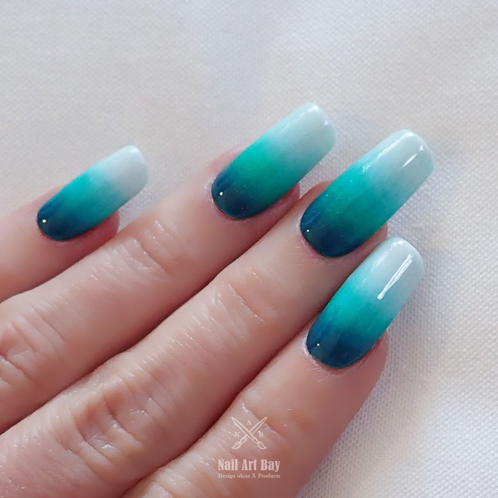 How to Achieve Gorgeous Turquoise Water Blue Ombre&nbsp;Nails